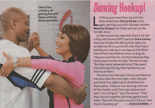 Cheryl Burke and Maurice Greene